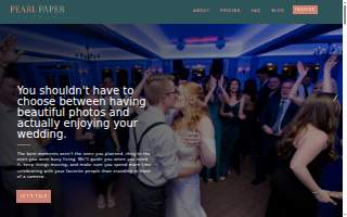 Pearl Paper Studio | NJ Wedding Photography of Plainfield website