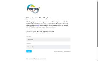 Protek website