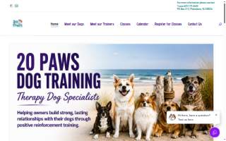 20 Paws of Plainsboro website
