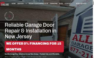 All Day Garage Doors of Ewing website