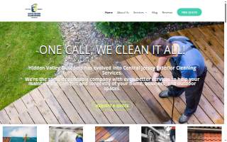 Central Jersey Exterior Cleaning Services website