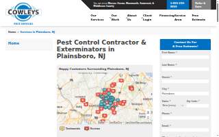 Cowleys Pest Services of Plainsboro website