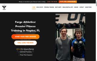 Forge Personal Training of Plainsboro website