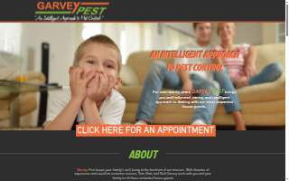 Garvey Pest Control, Inc. website