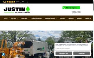 Justin Tree Services & General Construction of Plainsboro website