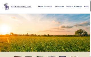 M.J. Murphy Funeral Home of Plainsboro website