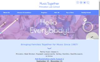 Music Together Princeton Lab School website