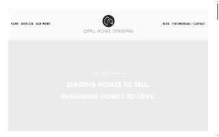 Opal Home Staging of Plainsboro website