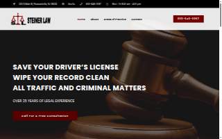 Steiner Law Office website