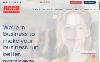 ACCU Staffing of Egg Harbor website