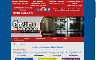 Anytime Repair Service website