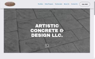 Artistic Concrete and Design LLC website
