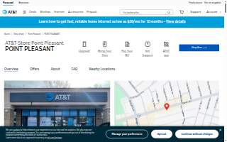 AT&T Store of Point Pleasant website