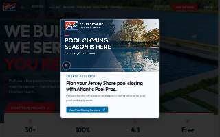 Atlantic Pool Pros website