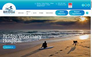 Bridge Veterinary Hospital website