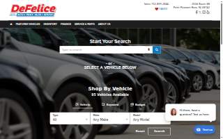 DeFelice Auto & Truck Sales & Repair website