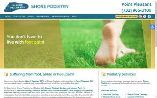 Shore Podiatry website