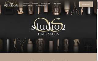 Studio 2 Hair Salon website