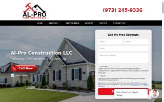 Al-Pro Construction LLC of Pompton Lakes website
