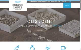 Boston Louis Jewelers website
