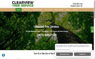 Clearview Tree Service website