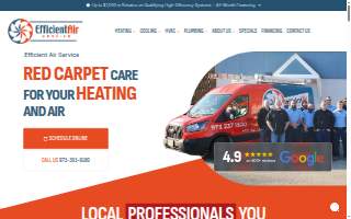 Efficient Air Service website