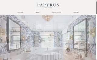 Papyrus Home Design of Pompton Lakes website