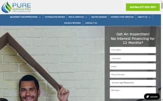 Pure Service Pro website