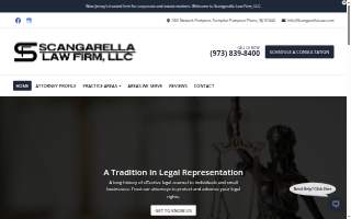 Scangarella Law Firm, LLC website