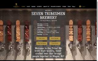 Seven Tribesmen Brewery of Pompton Lakes website