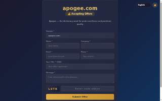 Apogee Tutoring Center, LLC website