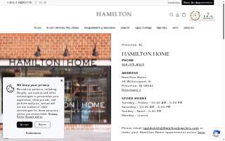 Hamilton Home website