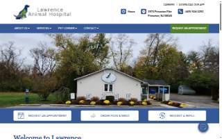 Lawrence Animal Hospital website