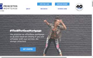 Princeton Mortgage website
