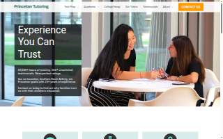 Princeton Tutoring website