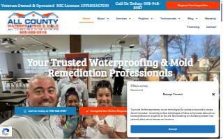 All County Waterproofing of Rahway website
