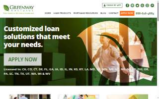 Greenway Mortgage of Rahway website