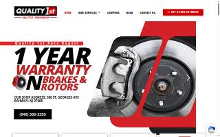 Quality 1st Auto Repair website