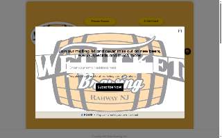 Wet Ticket Brewing of Iselin website