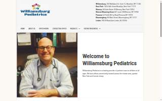 Williamsburg Pediatrics of Linden website