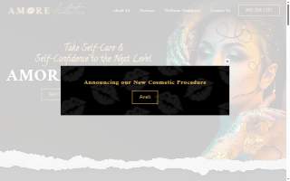 Amore Aesthetics, Inc. website