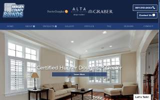 Bergen County Blinds website