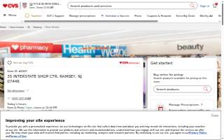 CVS of Ramsey website
