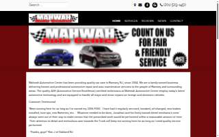 Mahwah Automotive Center website