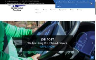 Monsey One Trucking of Ramsey website