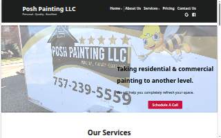 Posh Painting LLC of Ramsey website