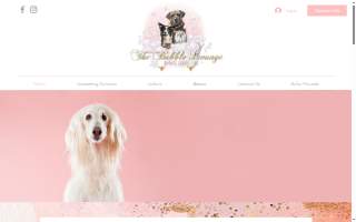 The Bubble Lounge Dog Spa website
