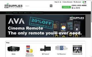 Ui Supplies AV & Electrical website