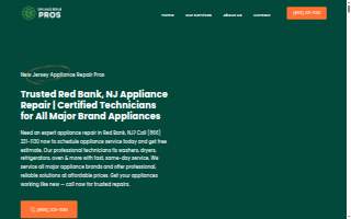 Appliance Repair Red Bank Inc website