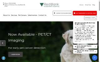 Red Bank Veterinary Hospital (RBVH) website